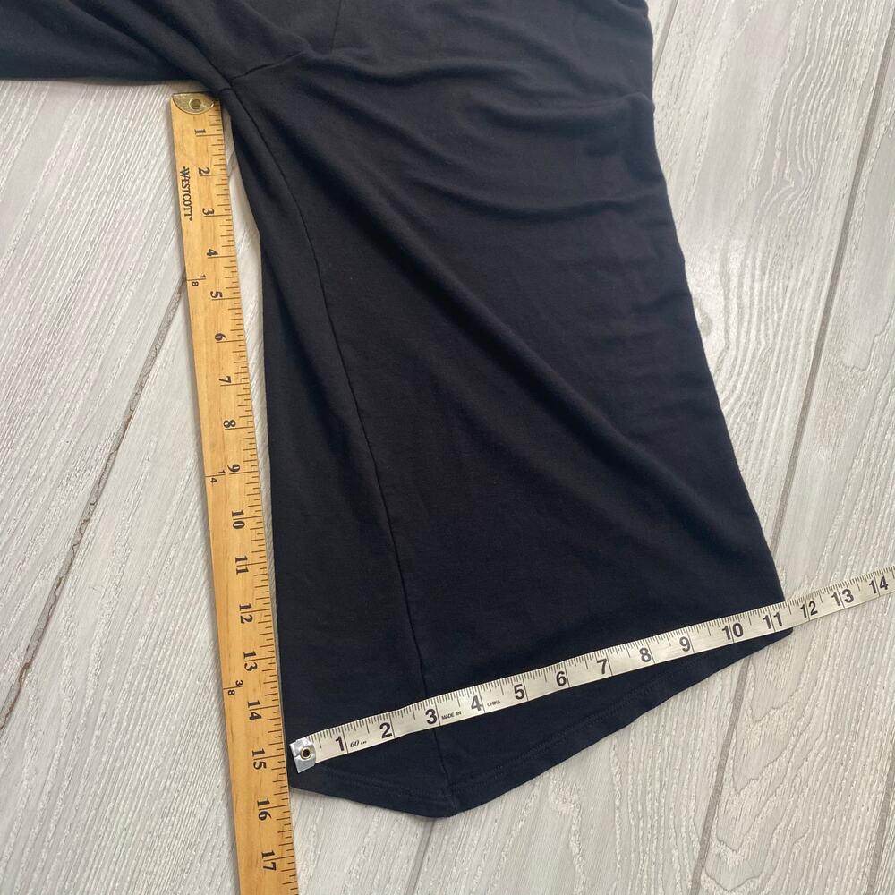 Antistar Black Stretchy Oversized Cropped Jumpsuit Size Small - Picture 6 of 11